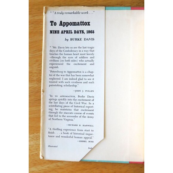 To Appomattox Nine April Days 1865 By Burke Davis 1959 Civil War HB DJ - Picture 3 of 9